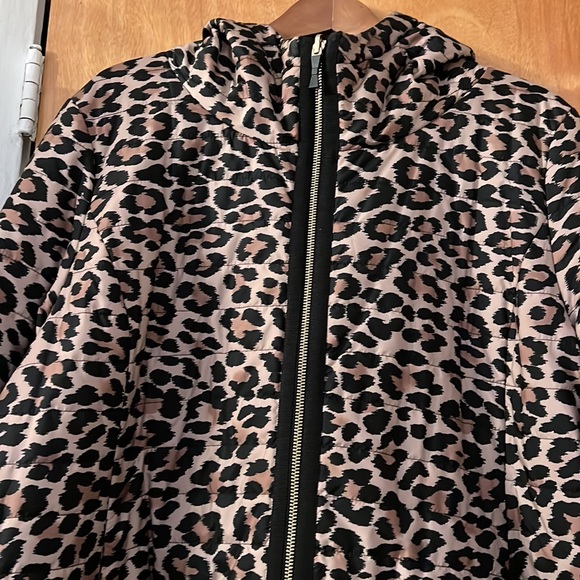 ♠︎ Kate Spade black/leopard reversible jacket - Picture 4 of 8